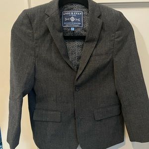 Andy & Evan grey blazer.  Size 10 boys